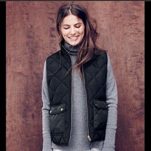 J Crew Excursion Quilted Down Vest